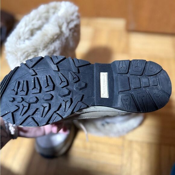 BearPaw Snowboots Sweater Cream Color Women's Size 7 - Picture 4 of 9